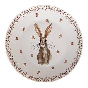 Porcelánový jídelní talíř Rustic Easter Bunny - Ø 26*2 cm REBFP obraz