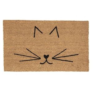 Kokosová rohožka s obličejem kočky - 75*45*1 cm MC241 obraz