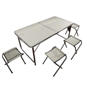 Rojaplast Kempingový set, stůl a 4 židle, 120 x 60 cm obraz