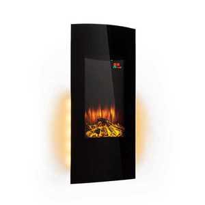 Klarstein Lamington, elektrický krb, 2000 W, LED plamen, teplovzdušné topení, časovač, osvětlení obraz