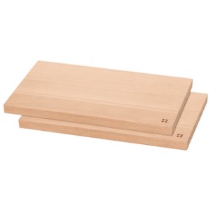 Dřevěná deska na krájení set 2 ks - Basic obraz