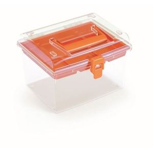 Prosperplast Organizér GEORG 19, 5 x 17, 4 x 13, 5 cm oranžový obraz