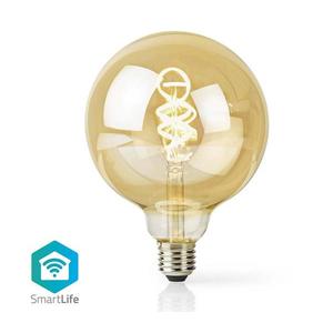 Wi-Fi Smart Bulb E27 4, 9W LED žárovka, s vláknem, pro chytrý dům, E27, G125, 4, 9W, 230V, 360lm, teplá až studená bílá, stmívatelná, zlatá WIFILRT10G125 obraz