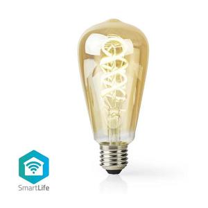 Wi-Fi Smart Bulb E27 4, 9W LED žárovka, s vláknem, pro chytrý dům, E27, ST64, 4, 9W, 230V, 360lm, teplá až studená bílá, stmívatelná, zlatá WIFILRT10ST64 obraz