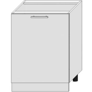 Kuchyňská Skříňka Bono D60pc Pl bílá alaska/bílá obraz