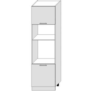 Kuchyňská Skříňka Bono D60pk Mv 2133 Pl bílá alaska/bílá obraz