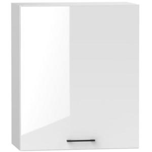 Kuchyňská Skříňka Oscar W60su Alu bílá lesk/bílá obraz