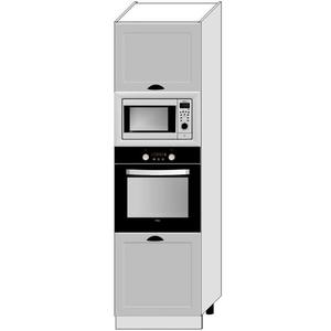 Kuchyňská Skříňka Adele D60pk Mv 2133 Pl šedá mat/bílá obraz