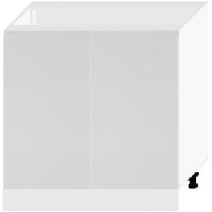 Kuchyňská skříňka Livia D80 světle šedá mat/bílá obraz
