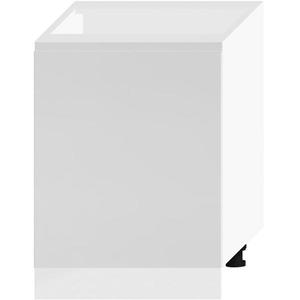 Kuchyňská skříňka Livia D60 Pl světle šedá mat/bílá obraz