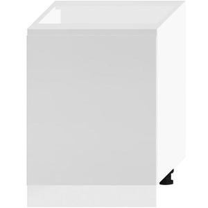 Kuchyňská skříňka Livia D60pc Pl světle šedá mat/bílá obraz