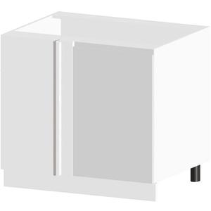 Kuchyňská skříňka Livia Dnp Pl světle šedá mat/bílá obraz