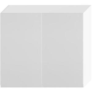 Kuchyňská skříňka Livia W80 světle šedá mat/bílá obraz