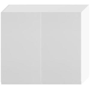 Kuchyňská skříňka Livia W80su Alu světle šedá mat/bílá obraz