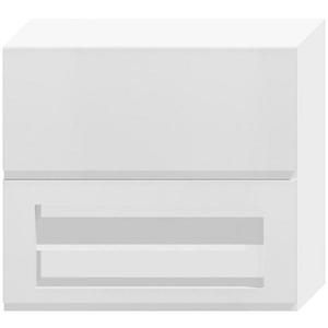 Kuchyňská skříňka Livia W80grf/2 Sd světle šedá mat/bílá obraz