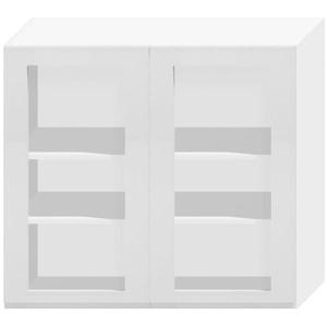 Kuchyňská skříňka Livia Ws80 světle šedá mat/bílá obraz
