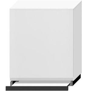 Kuchyňská skříňka Livia W60/68 Slim Pl s černou digestoří světle šedá mat/bílá obraz