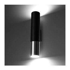 SL.0938 - Nástěnné svítidlo LOOPEZ 2xGU10/10W/230V černá/chrom obraz