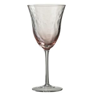 Růžová sklenička na víno Verma - Ø 10*22 cm 3750 obraz