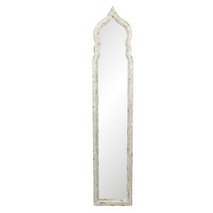 Vintage nástěnné zrcadlo s patinou Lourdes - 30*4*150 cm 52S197 obraz