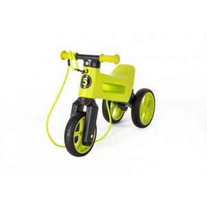 Teddies FUNNY WHEELS Rider SuperSport zelené 2v1+popruh 28/30cm obraz