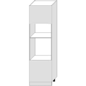 Kuchyňská skříňka Zoya D60pk Mv 2133 Pl bílý puntík/bílá obraz
