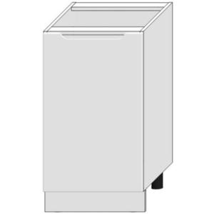 Kuchyňská skříňka Zoya D45 Pl bílý puntík/bílá obraz