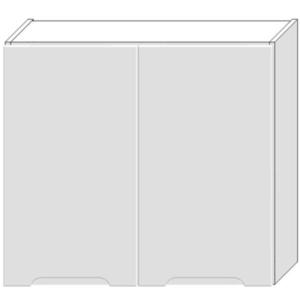 Kuchyňská skříňka Zoya W80 bílý puntík/bílá obraz