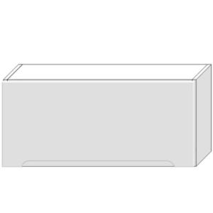 Kuchyňská skříňka Zoya W80okgr bílý puntík/bílá obraz