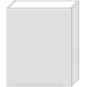 Kuchyňská skříňka Zoya W60 Pl bílý puntík/bílá obraz