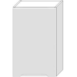 Kuchyňská skříňka Zoya W45 Pl bílý puntík/bílá obraz