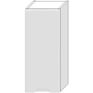 Kuchyňská skříňka Zoya W30 Pl bílý puntík/bílá obraz