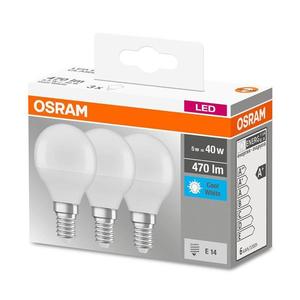 Osram SADA 3x LED Žárovka P40 E14/4, 9W/230V 4000K - Osram obraz