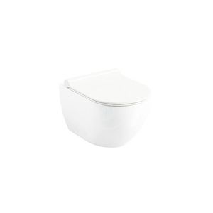 RAVAK Chrome WC závěsné Uni, RimOff, bílá X01535 obraz