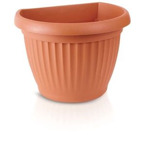 Prosperplast Květináč na zeď Terra terakota, varianta 18 cm obraz