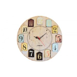 Hanah Home Nástěnné hodiny Retro 40 cm vícebarevné obraz