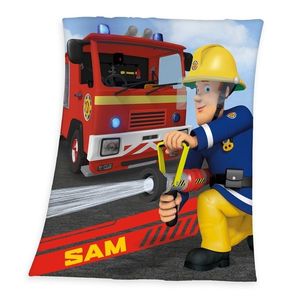 Herding Dětská deka Požárník Sam, 130 x 160 cm obraz