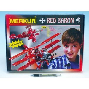 MERKUR Red Baron modelů 680ks v krabici 36x27cm obraz