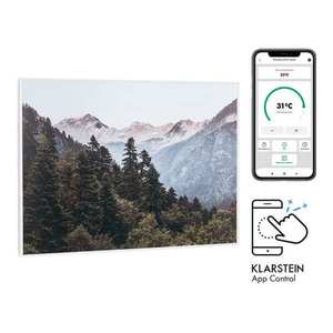 Klarstein Wonderwall Air Art Smart, infračervený ohřívač, 80 x 60 cm, 500 W, aplikace, hora obraz