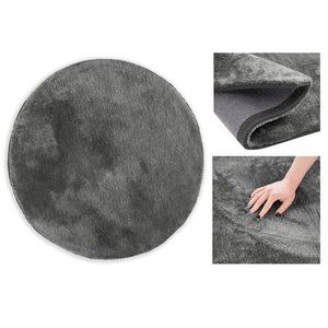 Kulatý koberec AmeliaHome Morko tmavě šedý, velikost d80 obraz