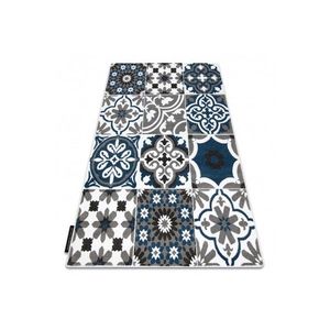 Dywany Lusczow Kusový koberec ALTER Porto květiny modrý, velikost 120x170 obraz