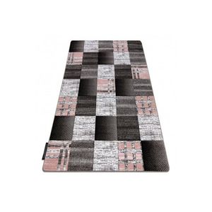 Dywany Lusczow Kusový koberec ALTER Siena čtverce mřížka šedý, velikost 120x170 obraz