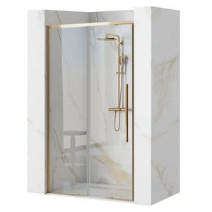 Sprchové dveře Rea SOLAR 100 cm zlaté obraz