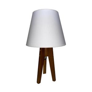 Stolní lampa CONE 1xE27/60W/230V dub bílá obraz