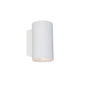 Moderní nástěnná lampa kulatá bílá - Sandy obraz