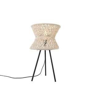 Orientální stolní lampa šedá - Leonard obraz