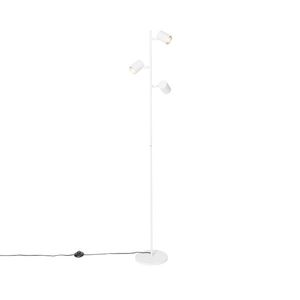 Moderní stojací lampa bílá 3světelná - Jeana obraz