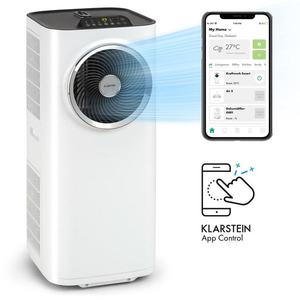 Klarstein Kraftwerk Smart 10K, mobilní klimatizace, 3 v 1, 10 000 BTU, ovládání přes aplikaci, bílá obraz