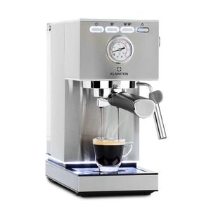Klarstein Pausa, espresso kávovar, 1350 W, 20 bar, 1, 4 l, nerezová ocel obraz