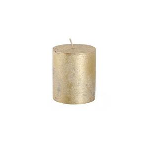 Provence Rustikální svíčka 7cm zlatá obraz